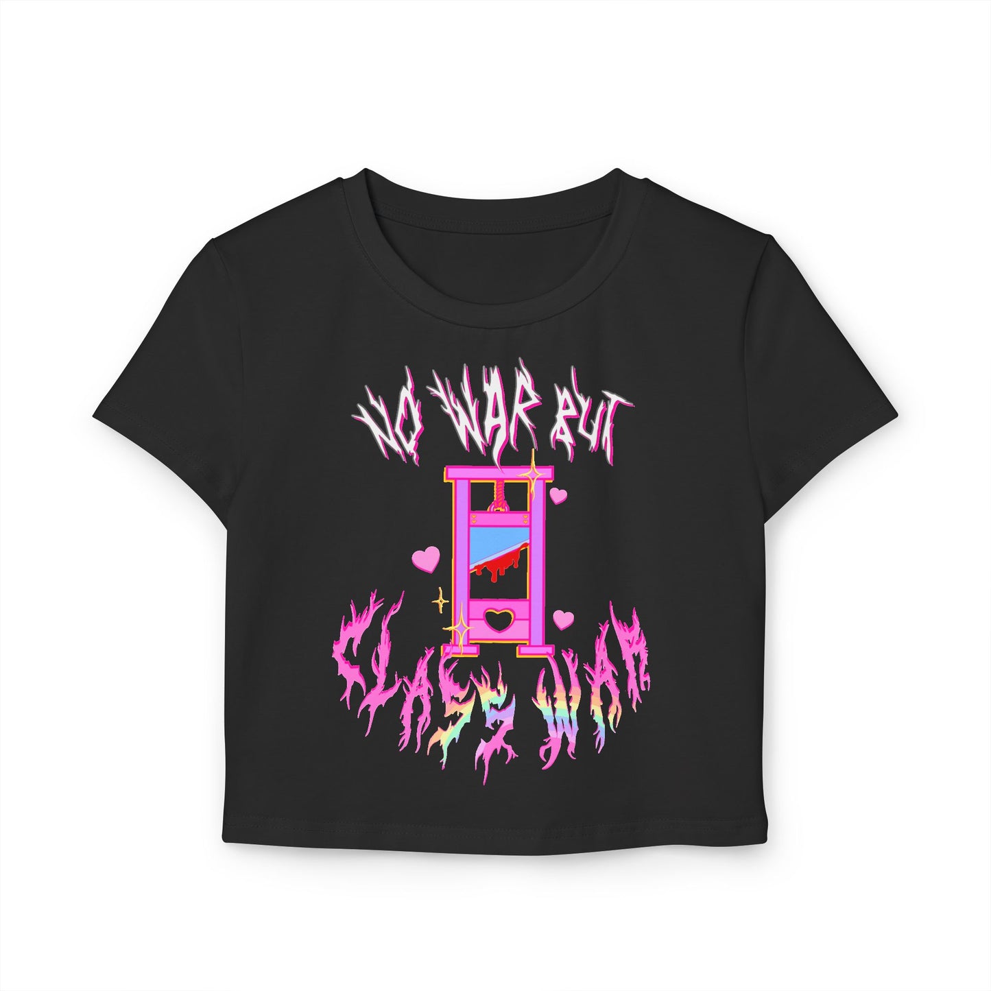 NO WAR BUT CLASS WAR "Baby Tee" Shirt