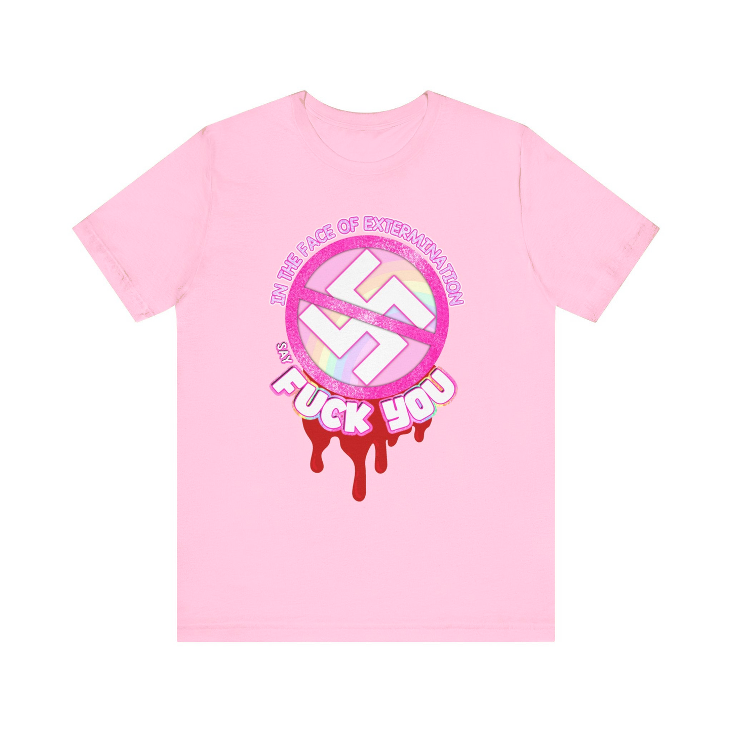 MCR in the face of extermination Anti-Nazi super-soft unisex Jersey Short Sleeve Tee shirt