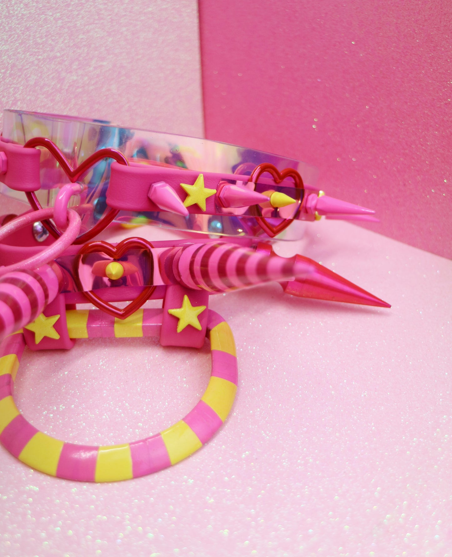 Sakura #1 | Harajuku Powder Coated Biothane Spiked Collar