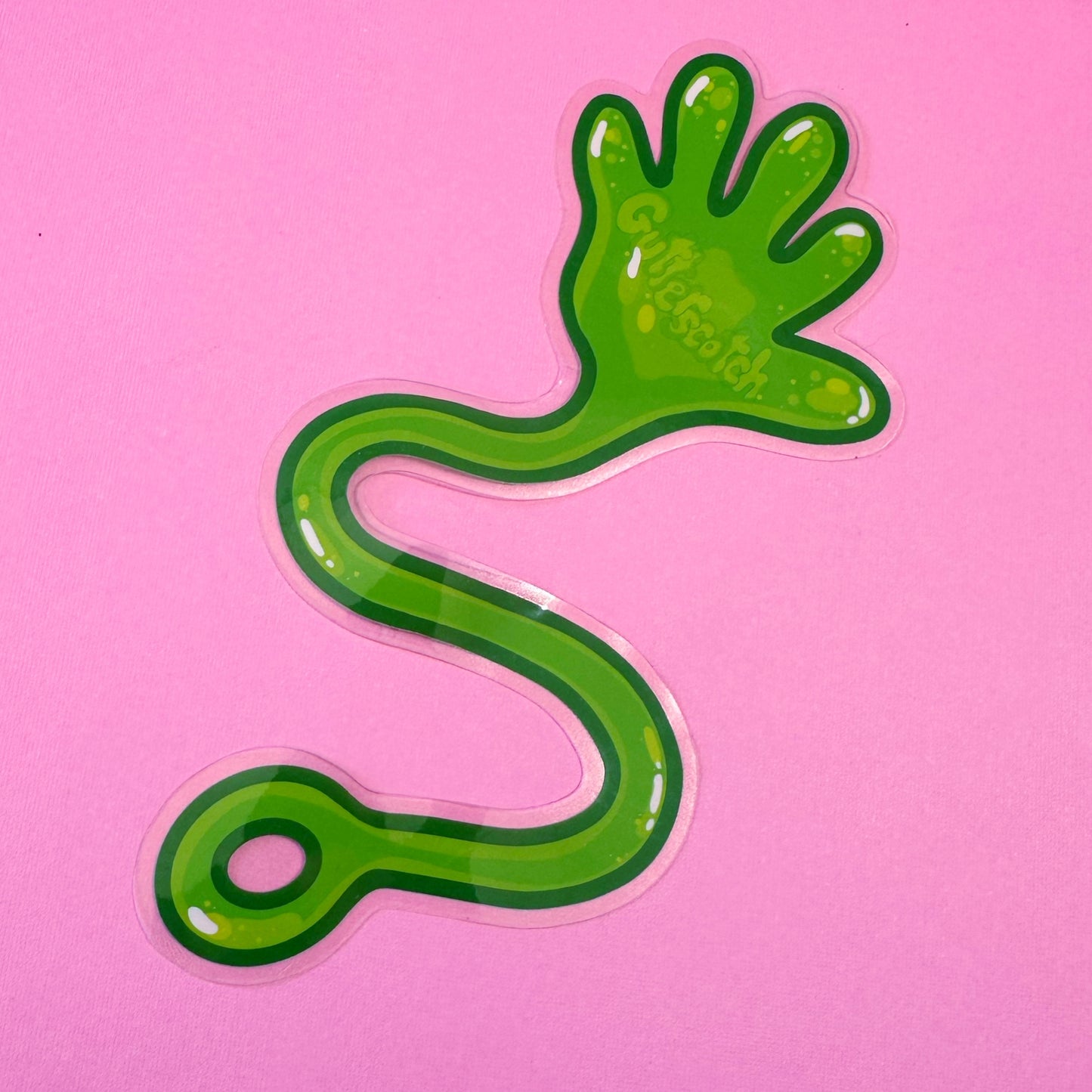 Gutterscotch logo Sticky Hand Sticker