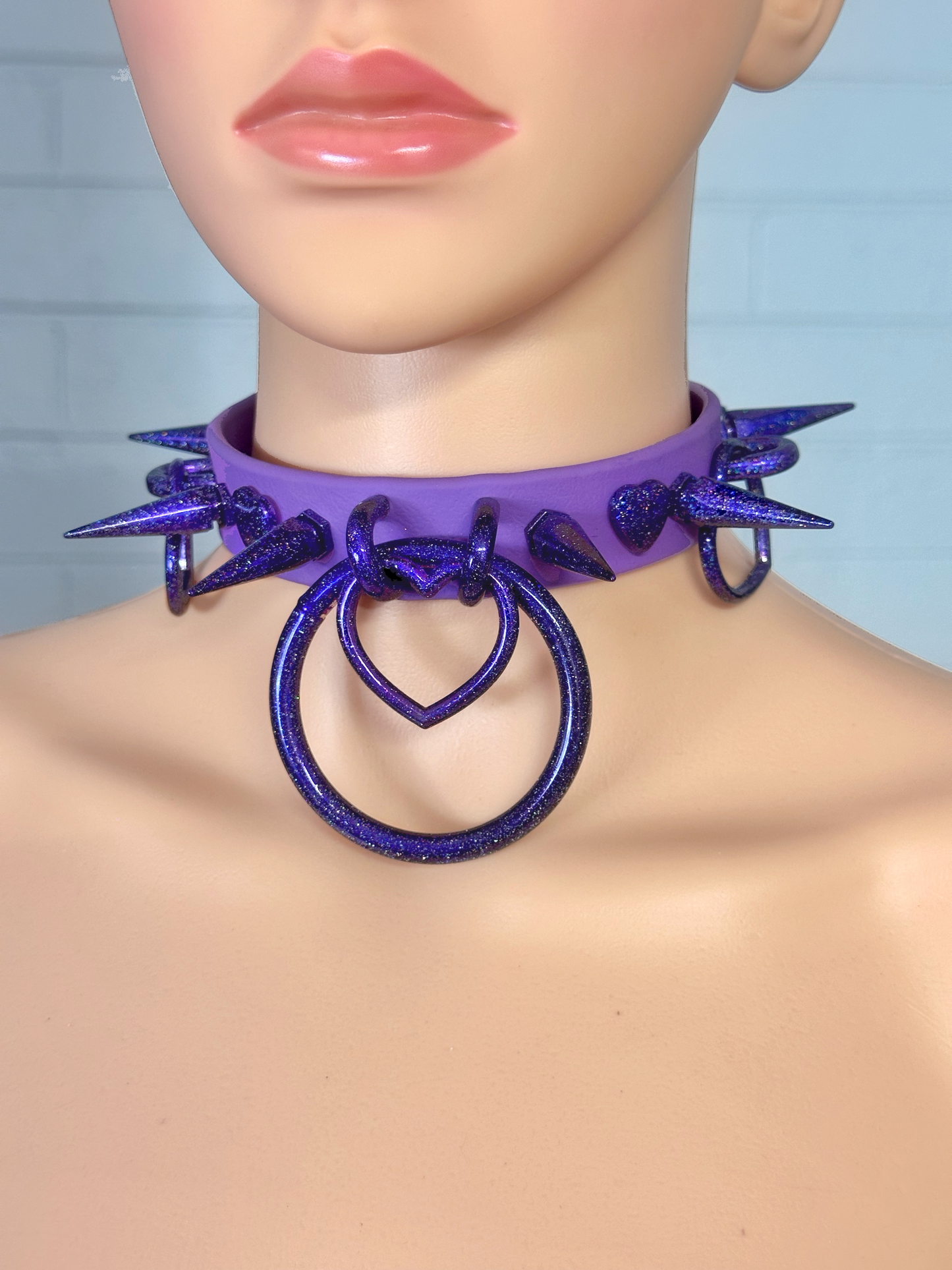 Cosmic Amethyst Holographic Sweetheart Monochrome - MTO