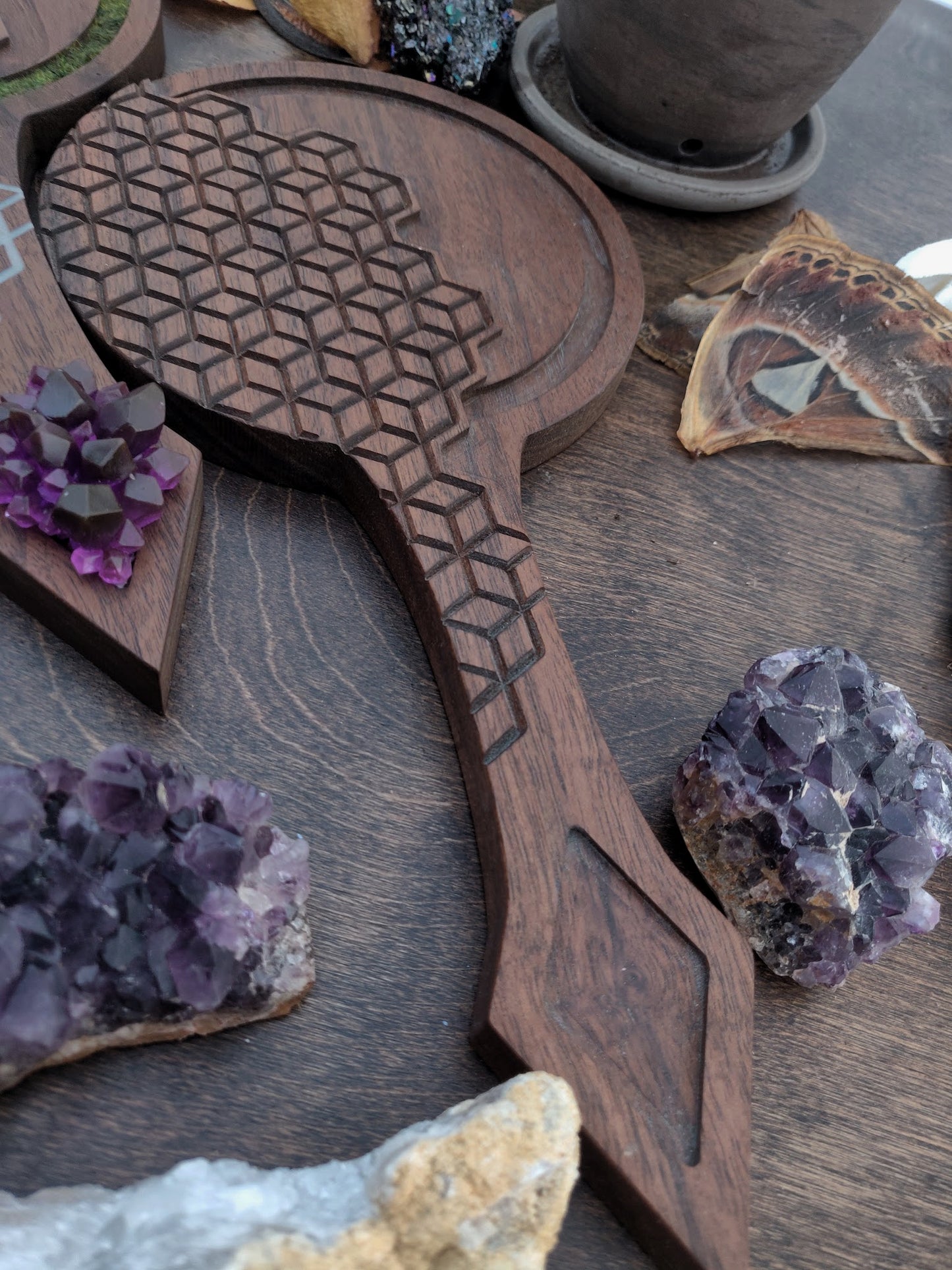 Skogsrå | Witchy whimsigoth BDSM paddle