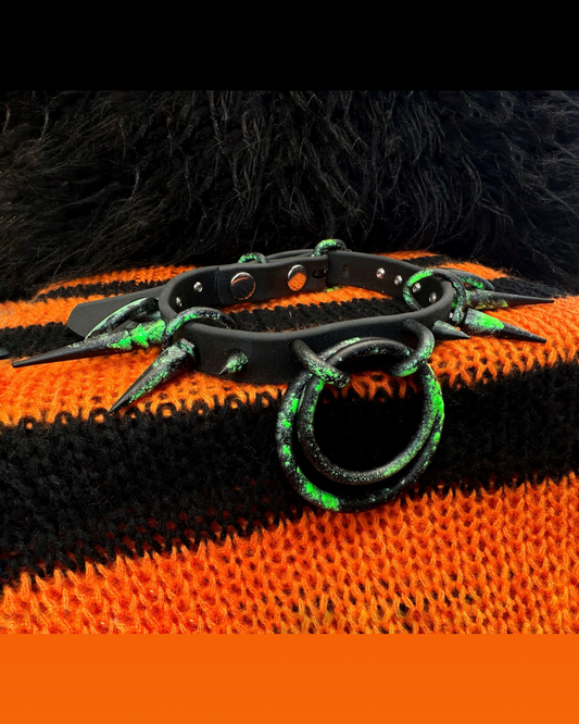 Venom - Black & Neon Green Splatter