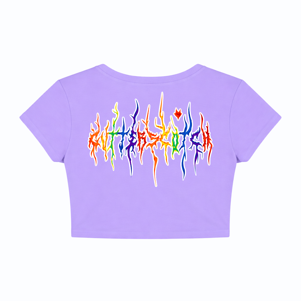 Clownipede cropped baby tee