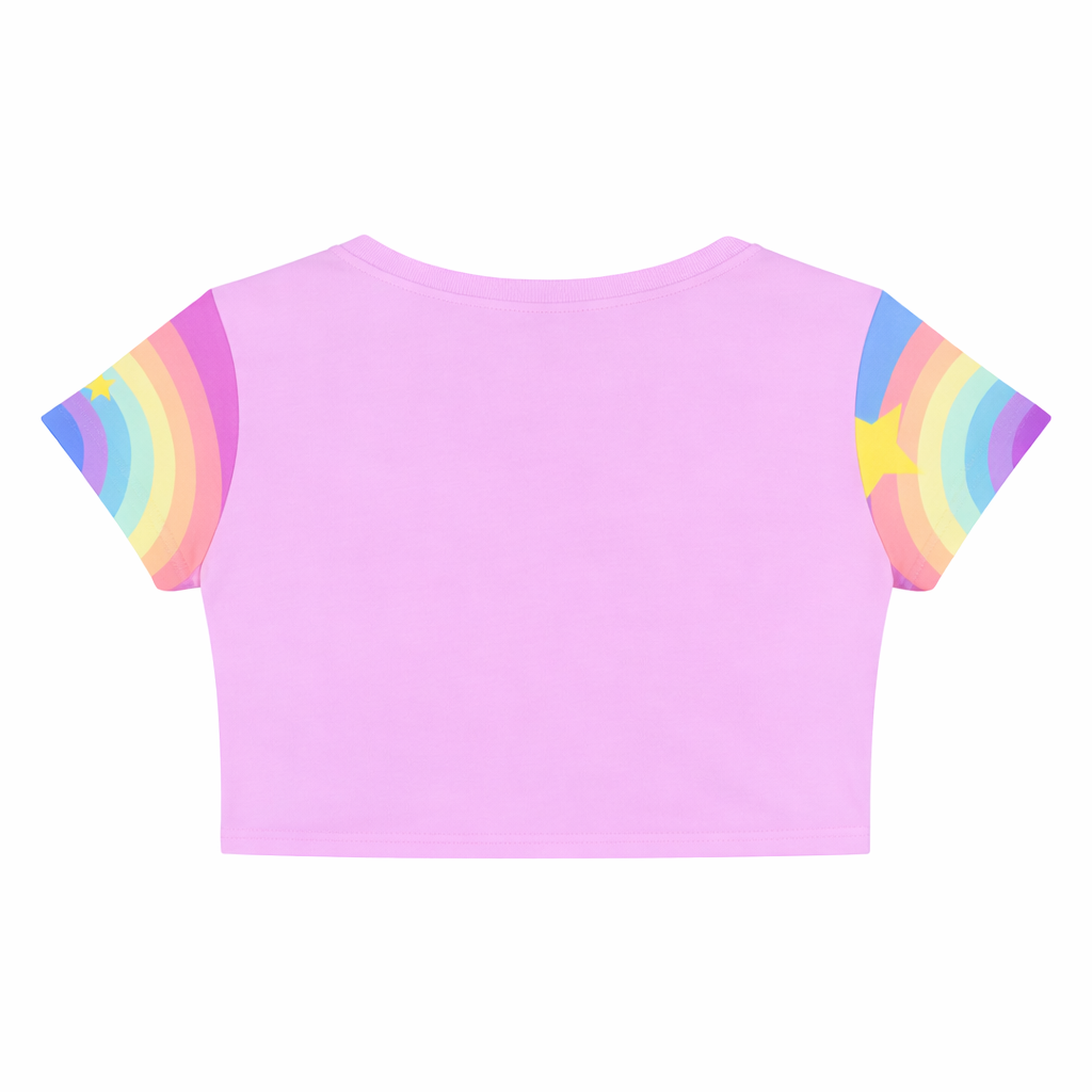 Better a F*ggot than a Fascist cropped tee (Pink)