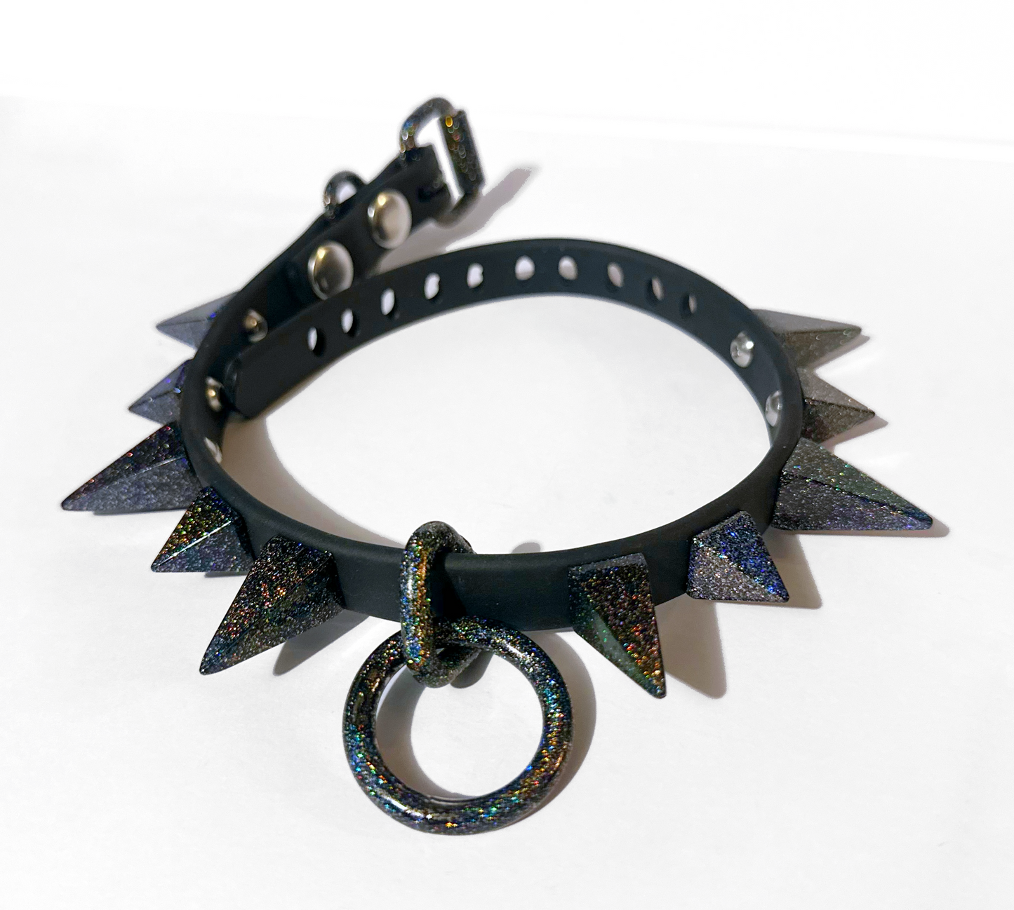 Cosmic Black “Baby Teeth” Holographic Monochrome - MTO