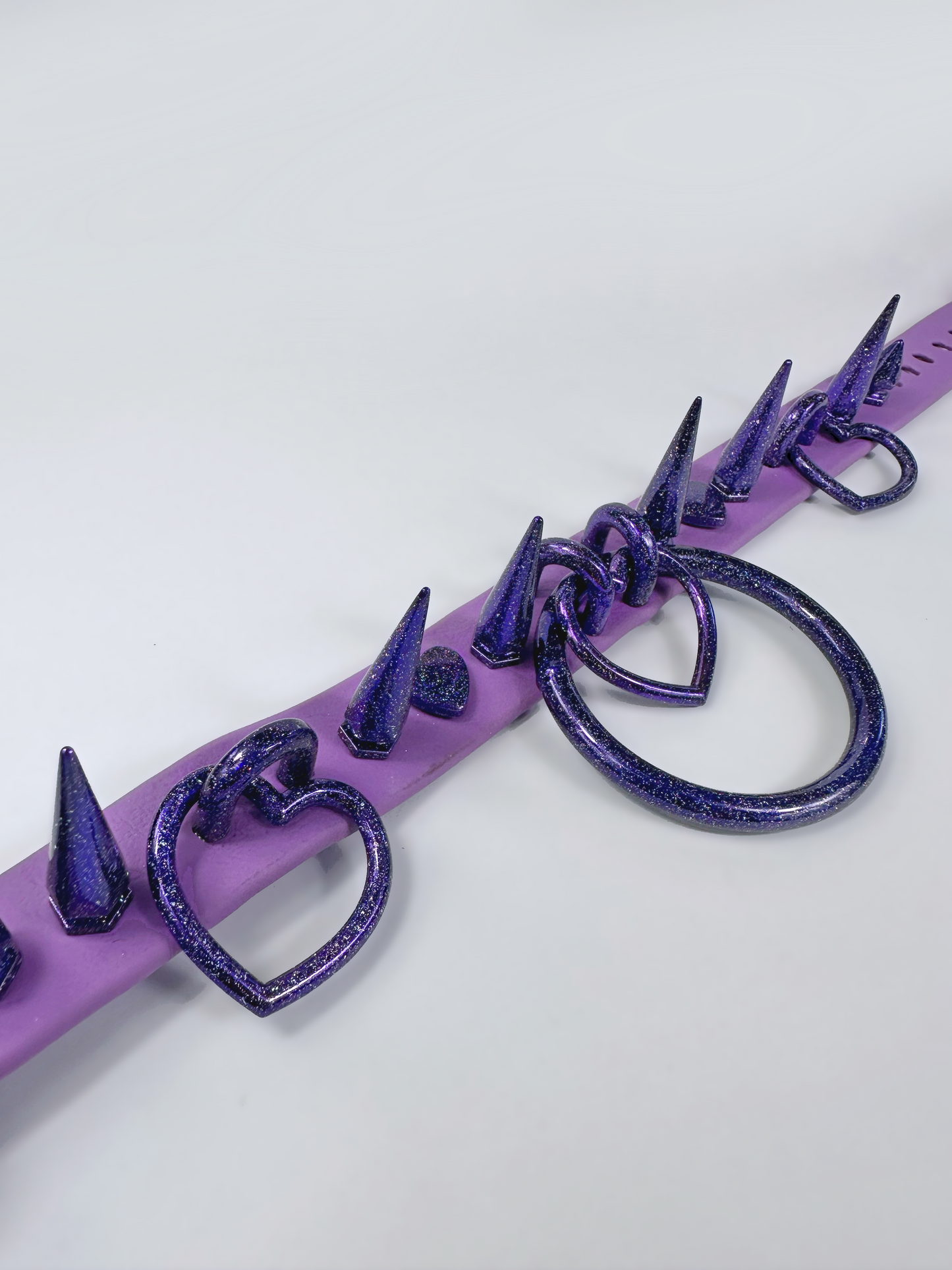 Cosmic Amethyst Holographic Sweetheart Monochrome - MTO