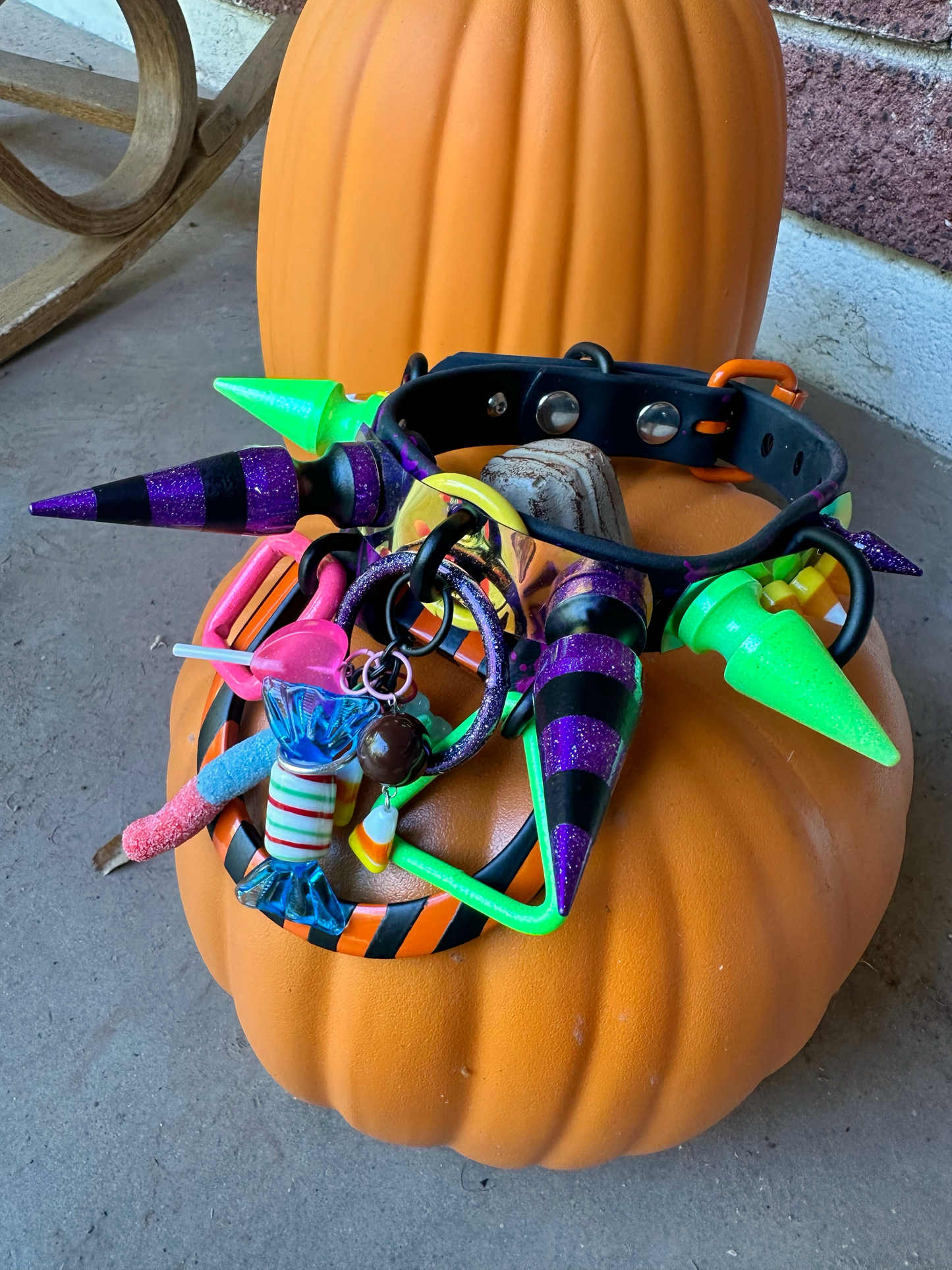 Halloween Candy Knocker Style Choker