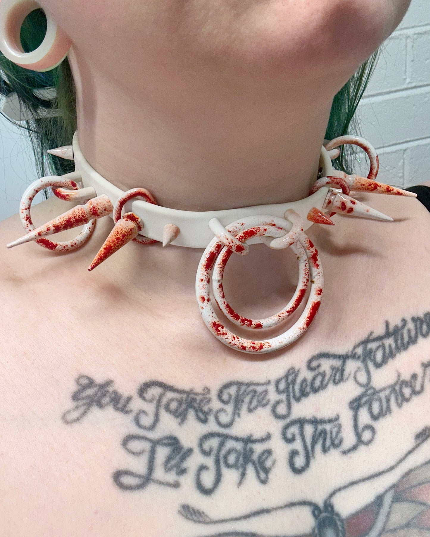 Communion - White Blood Splatter