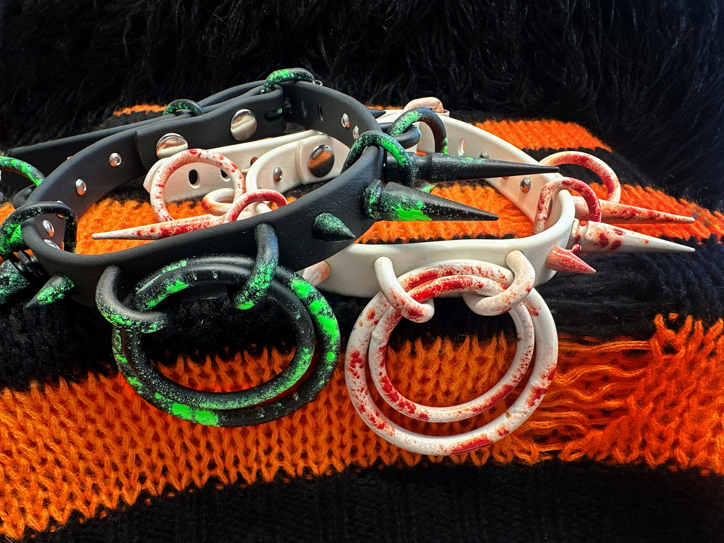 Venom - Black & Neon Green Splatter