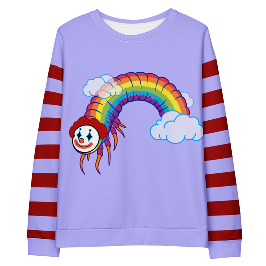 Clownipede Striped Clowncore Unisex Sweatshirt