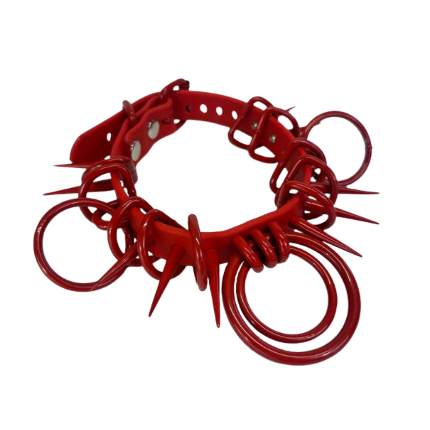 Vermillion Scary Dog Privilege Monochrome - Biothane MTO